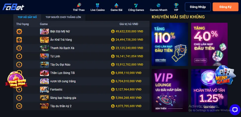 Vòng quay miễn phí 99bet