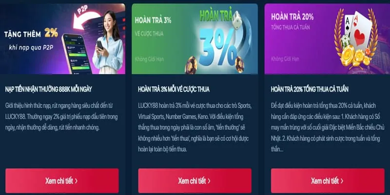 Các chương trình khuyến mãi và tiền thưởng hấp dẫn tại 99bet